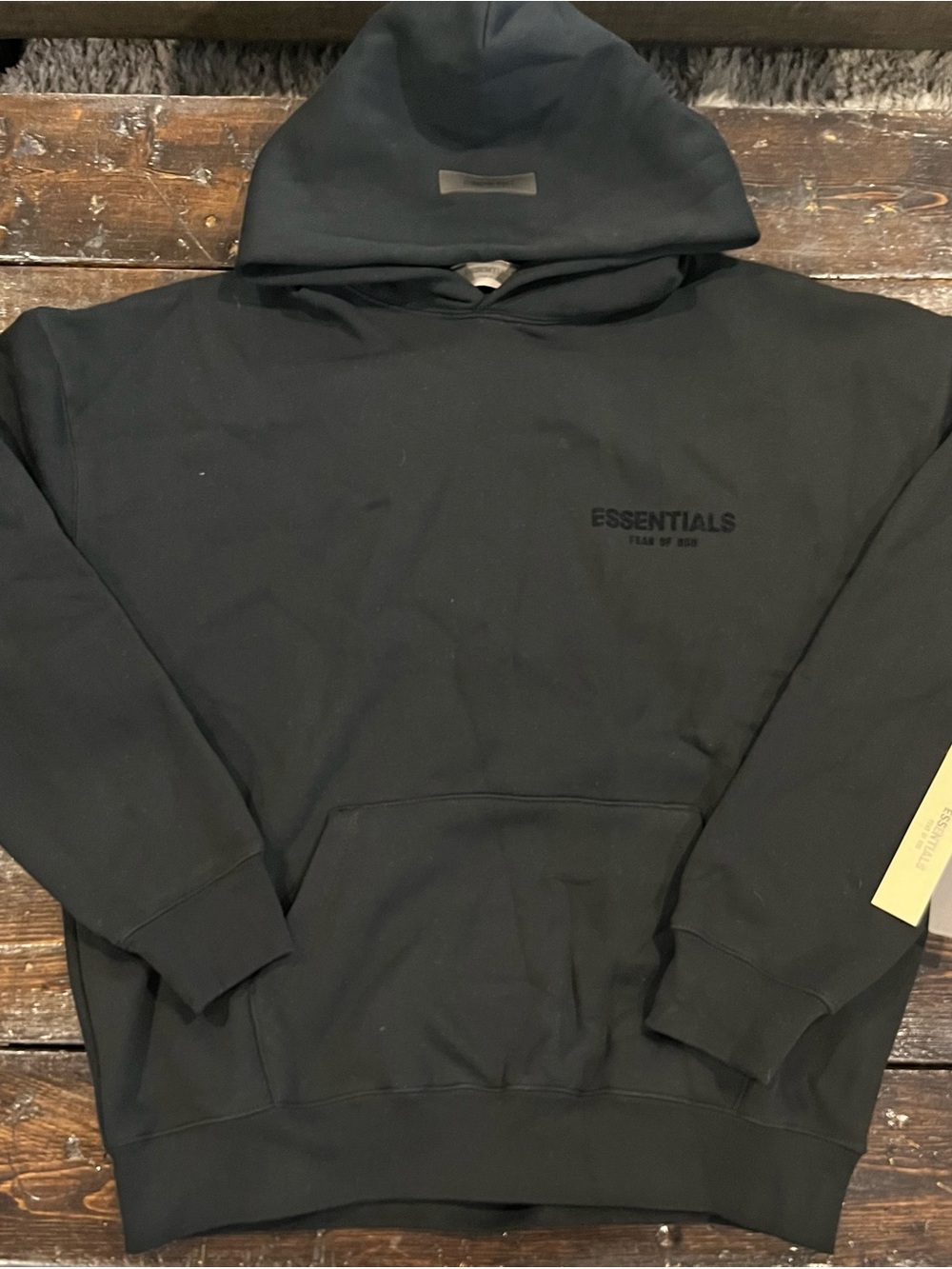 Fear of God Essentials Black Hoodie